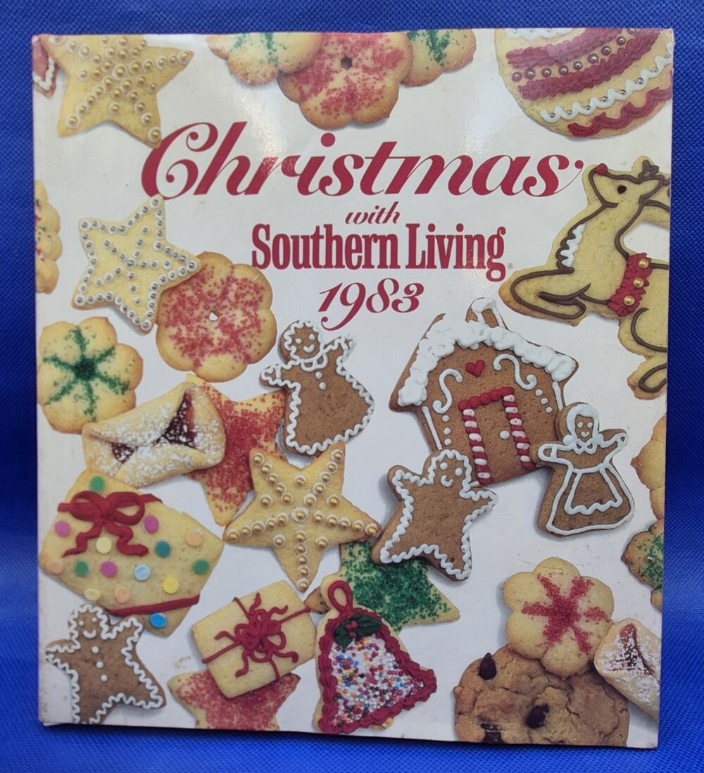 Christmas with Southern Living 1983 Hardback Cookbook & Idea Book Dust Jacket